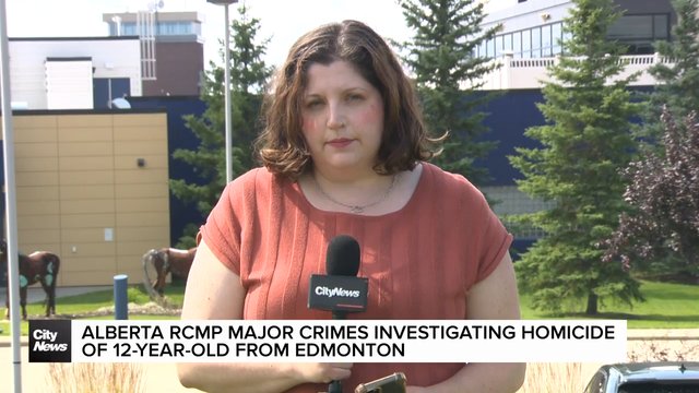 Alberta RCMP major crimes investigating homicide of 12-year-old from Edmonton