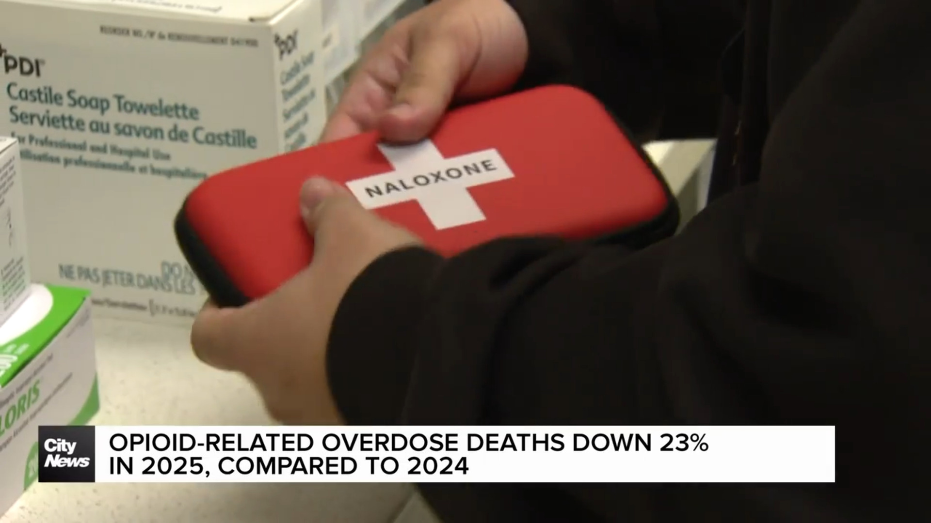 Opioid-related overdose deaths down in 2025