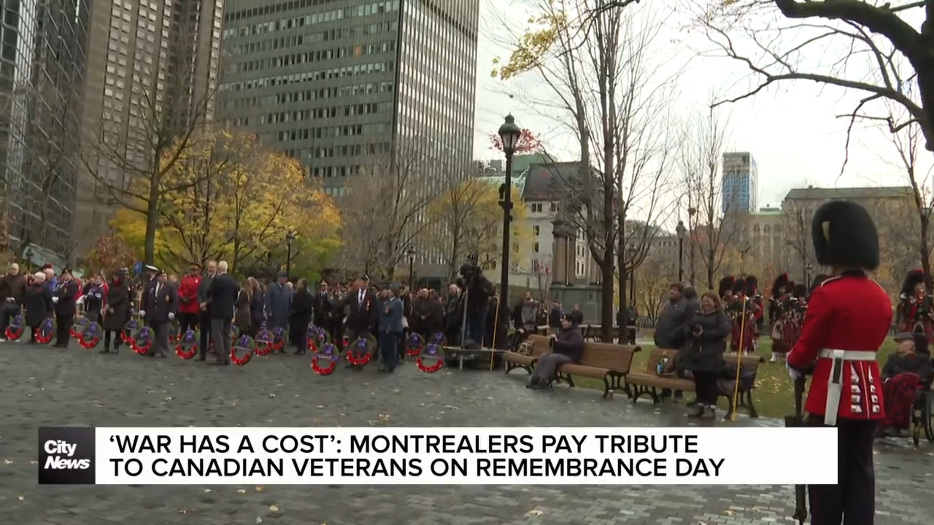 Montrealers pay tribute to Canadian veterans on Remembrance Day