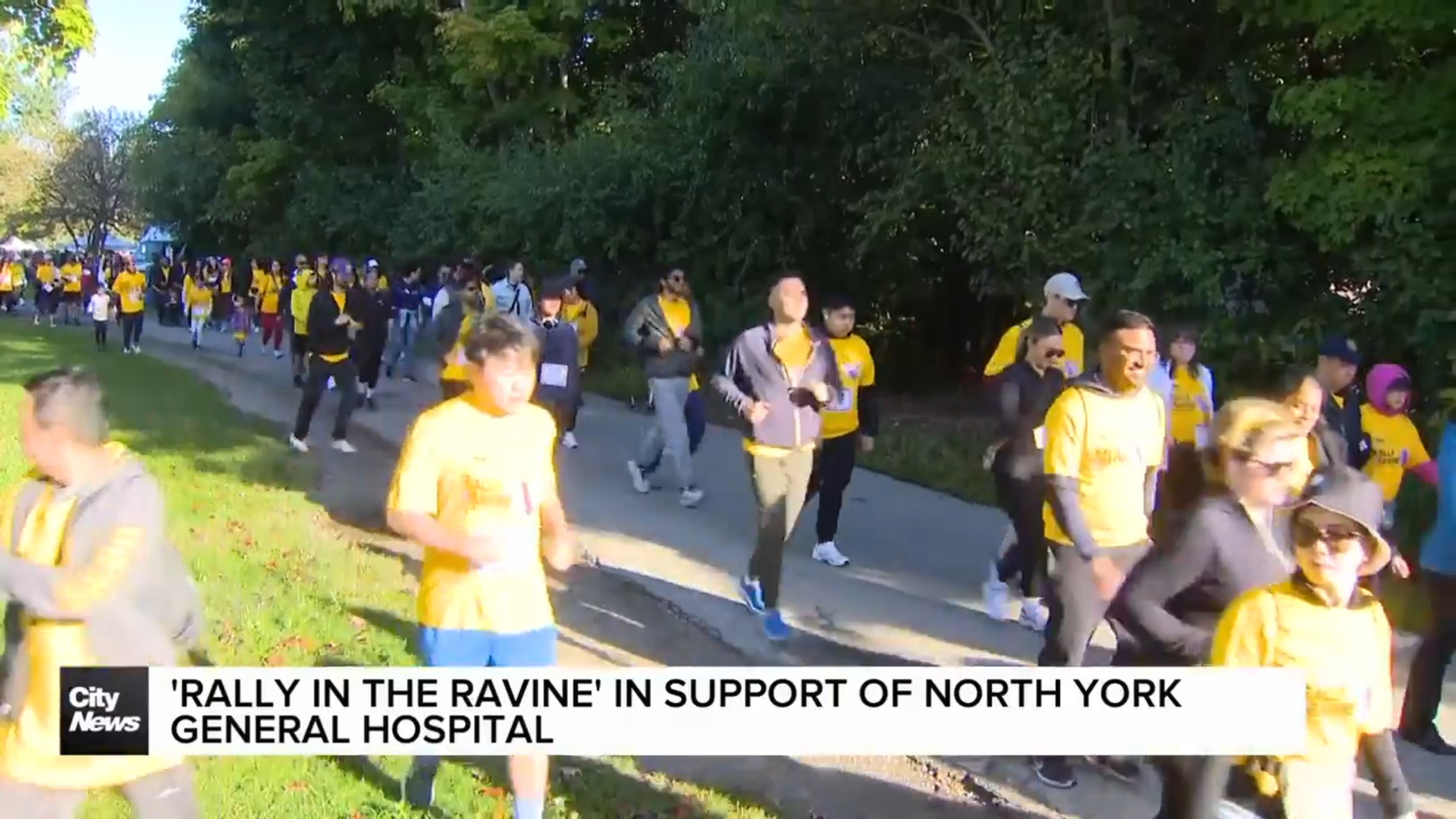 'Rally in the Ravine' in support of North York General Hospital