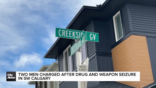 Two men charged after drug and weapon seizure in SW Calgary