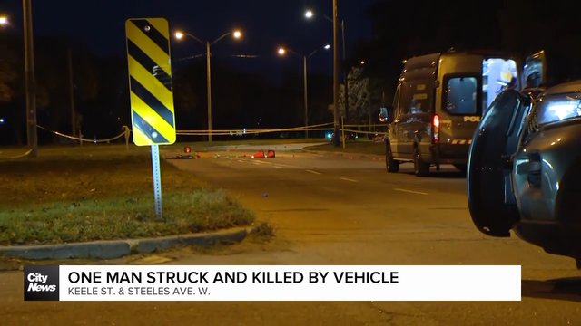 Man struck and killed by vehicle near York University