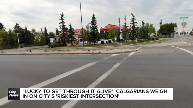 “Lucky to get through it alive”: Calgarians weigh in on city’s ‘riskiest intersection’