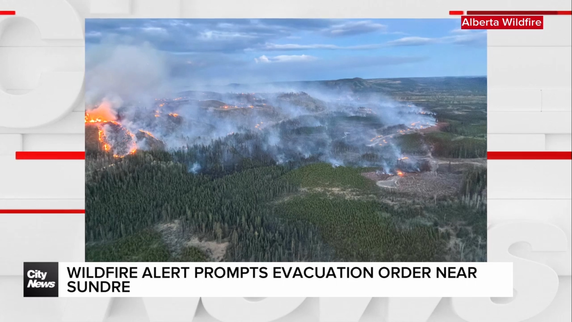 Wildfire alert prompts evacuation order near Sundre