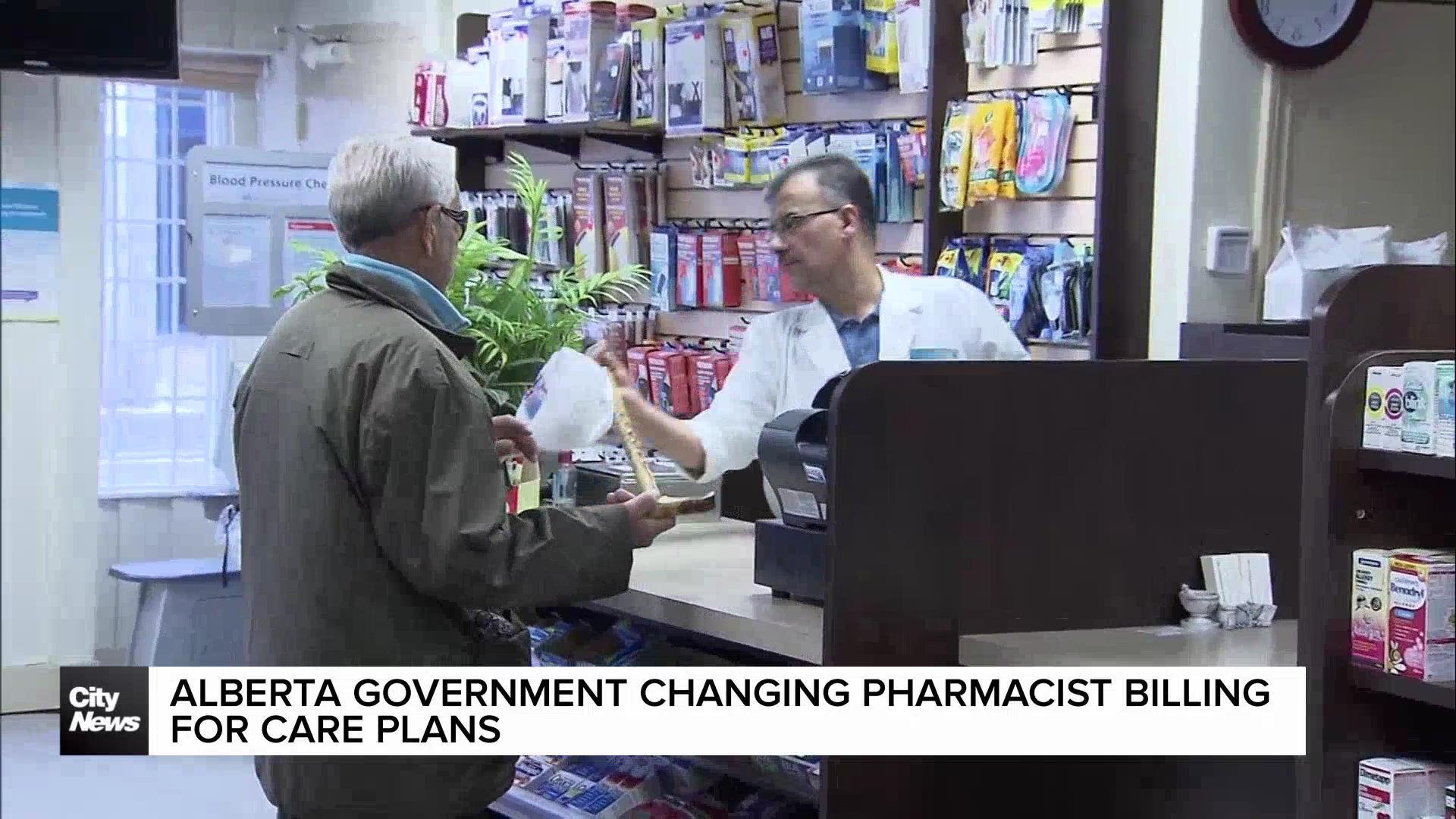 Alberta government changing pharmacist billing for care plans