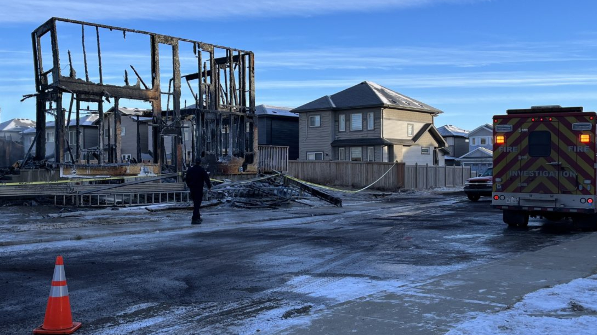 Edmonton police and fire investigate two more homes destroyed by fire ...