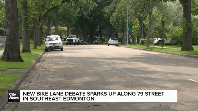 New bike lane debate sparks up along 79th Street in southeast Edmonton