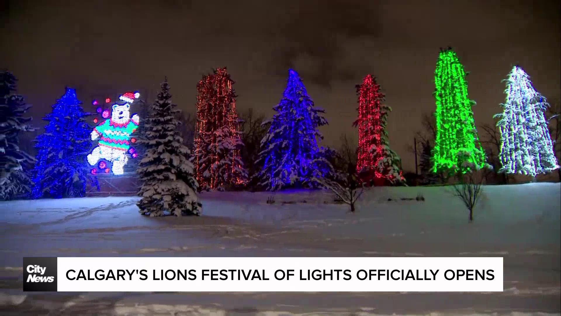 Calgary's Lions Festival of Lights officially opens