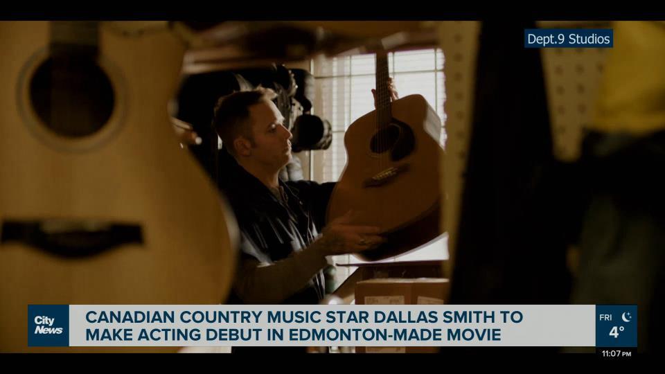 Canadian country music star Dallas Smith to make acting debut in Edmonton-made movie