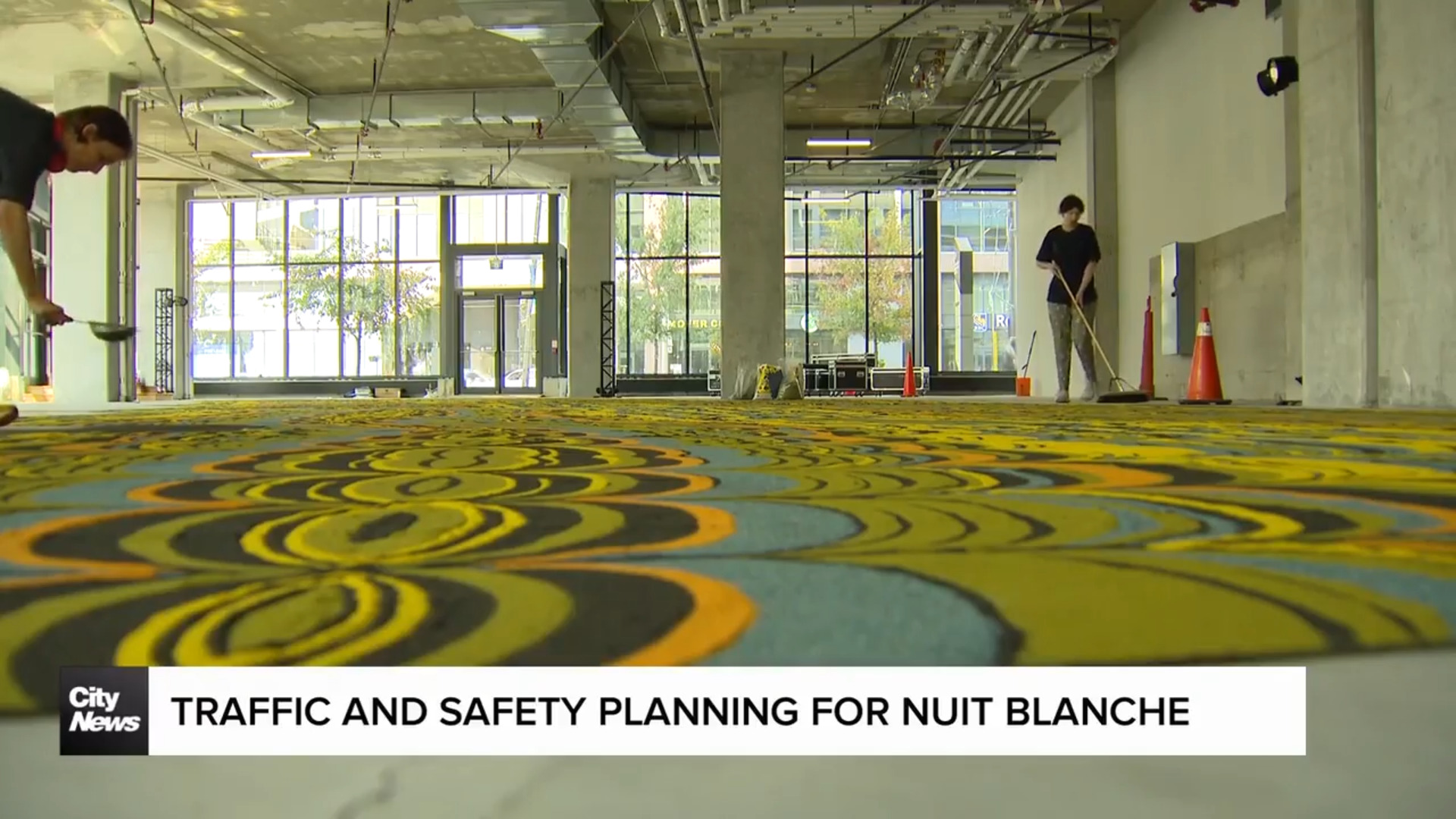 Traffic and safety planning for Nuit Blanche