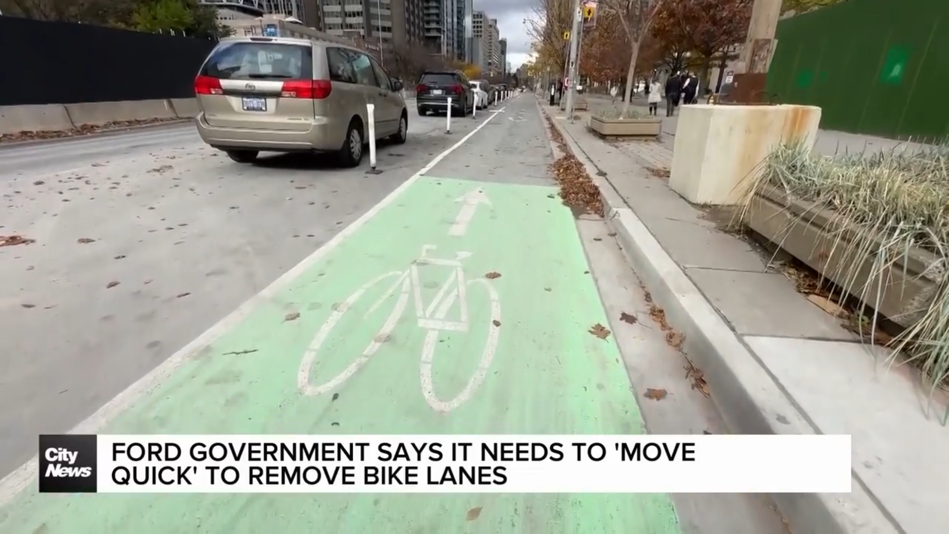 Ford government says it needs to "move quick" to remove bike lanes