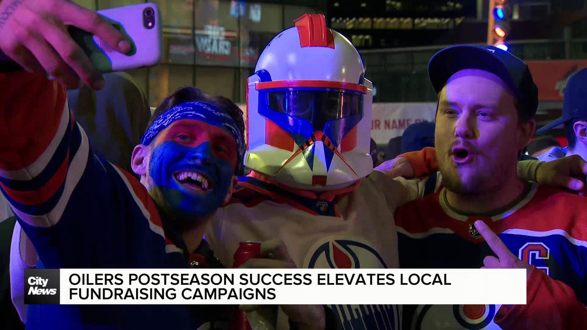 Edmonton Oilers' postseason success fuels charity campaigns