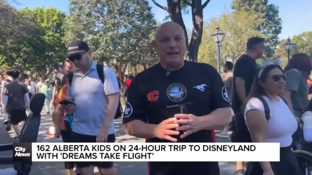 162 Alberta kids on 24 hour trip to Disneyland with Dreams take flight