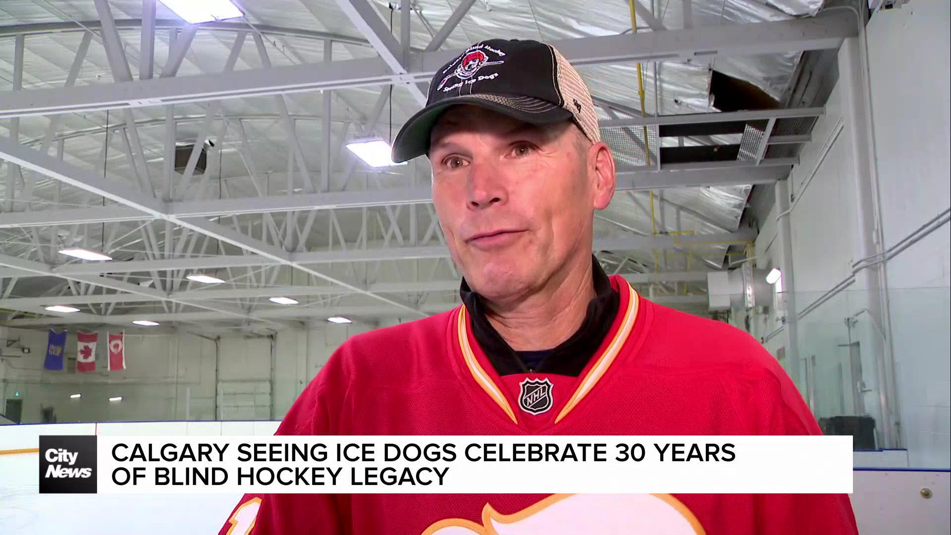 Calgary Seeing Ice Dogs celebrate 30 years of blind hockey legacy