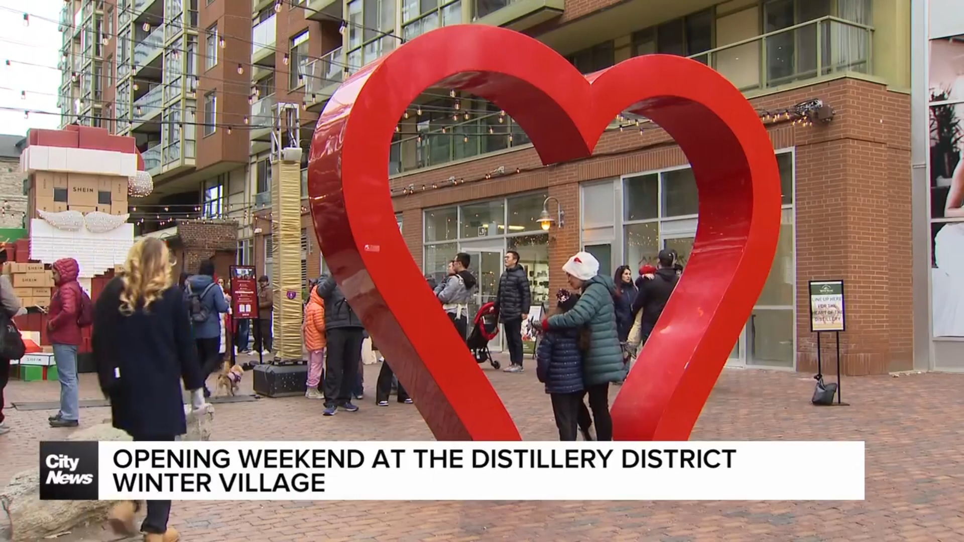 Opening weekend at the Distillery District Winter Village 