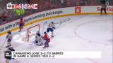 Sabres beat Canadiens 3-2 in Game 4, tying second-round series 2-2