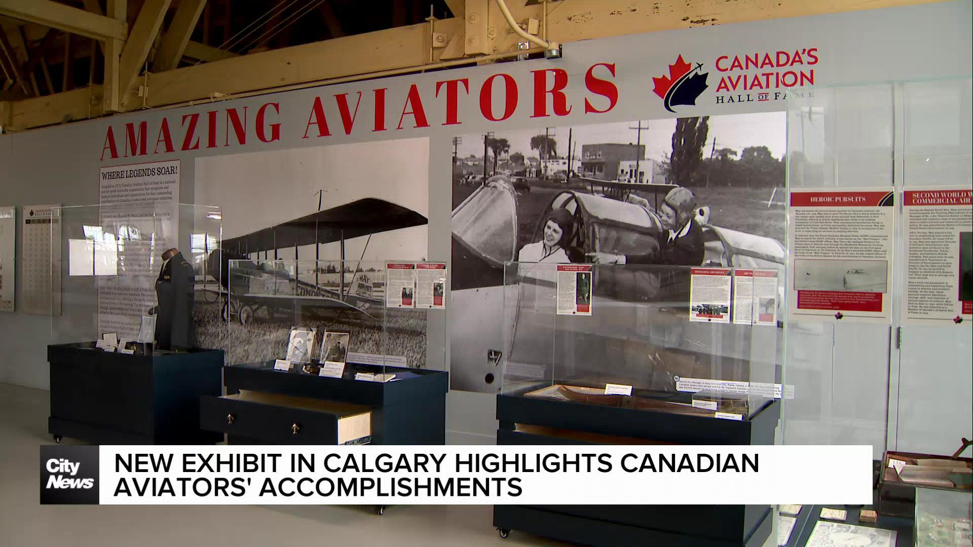 New exhibit in Calgary highlights Canadian aviators' accomplishments