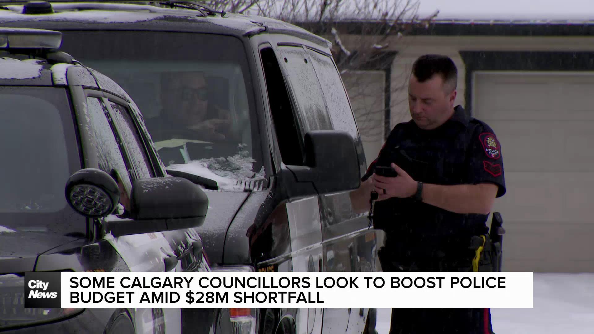 Some Calgary city councillors look to boost police budget amid $28M shortfall