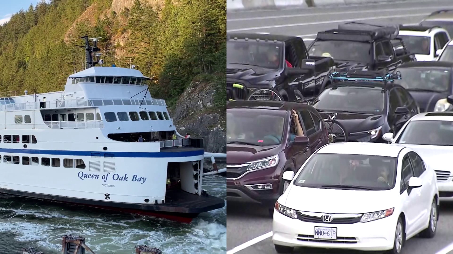 Long waits, delays on BC Ferries route after vessel temporarily pulled from service