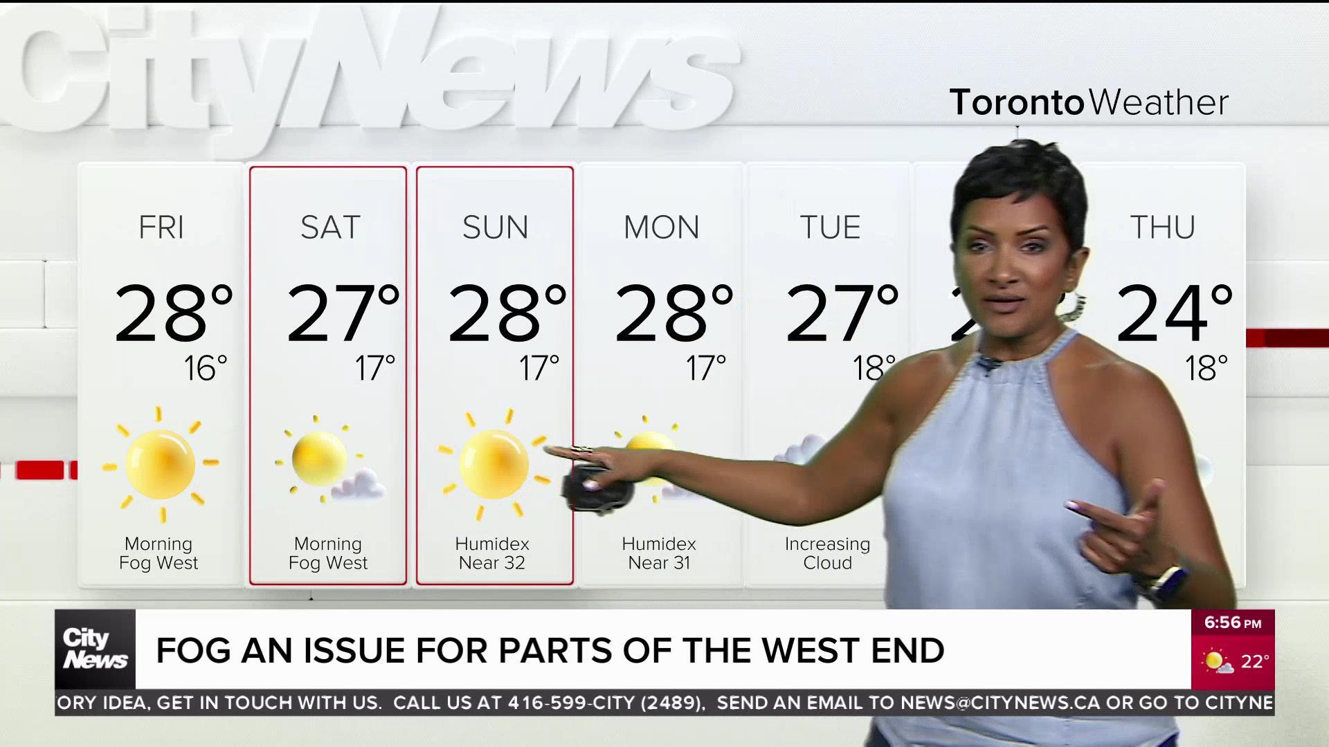 Sunscreen and sunglasses for the next several days