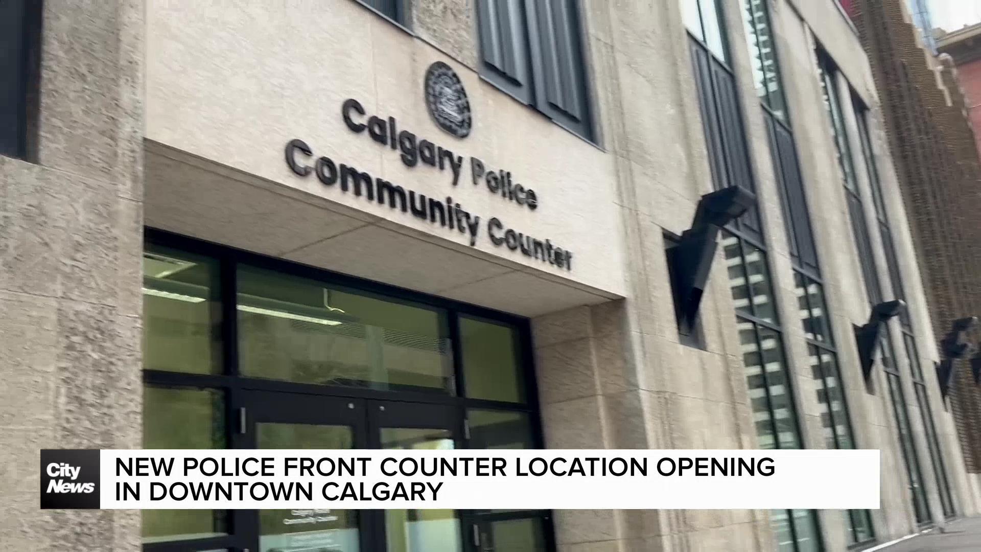 New police front counter location opening in downtown Calgary