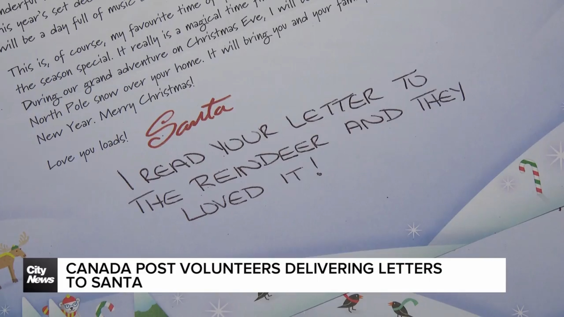 Canada Post volunteers to deliver letters to Santa during strike