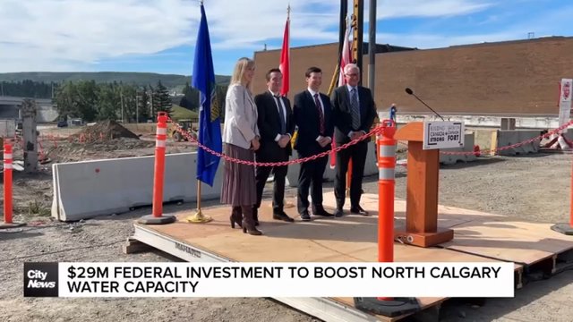 $29m federal investment to boost north Calgary water capacity