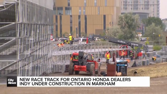 New racetrack for Ontario Honda Dealers Indy under construction in Markham