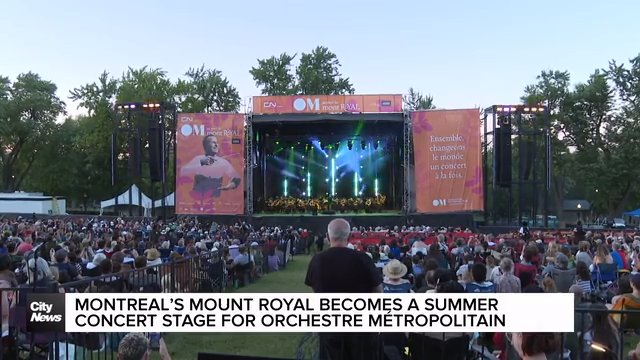 Montreal’s Mount Royal becomes stage for Orchestre Métropolitain