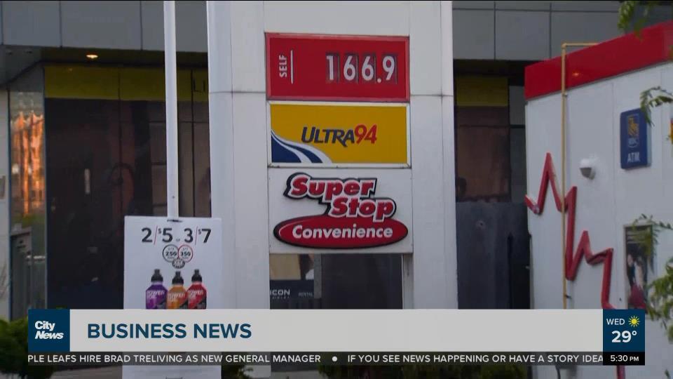 Business Report Gas prices going down 5 cents CityNews Toronto