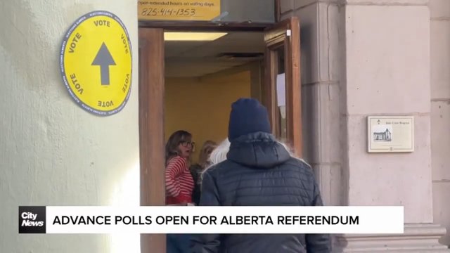 Advance polls open for Alberta referendum