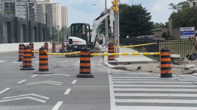Construction returns months after Line 6 Finch West LRT opened
