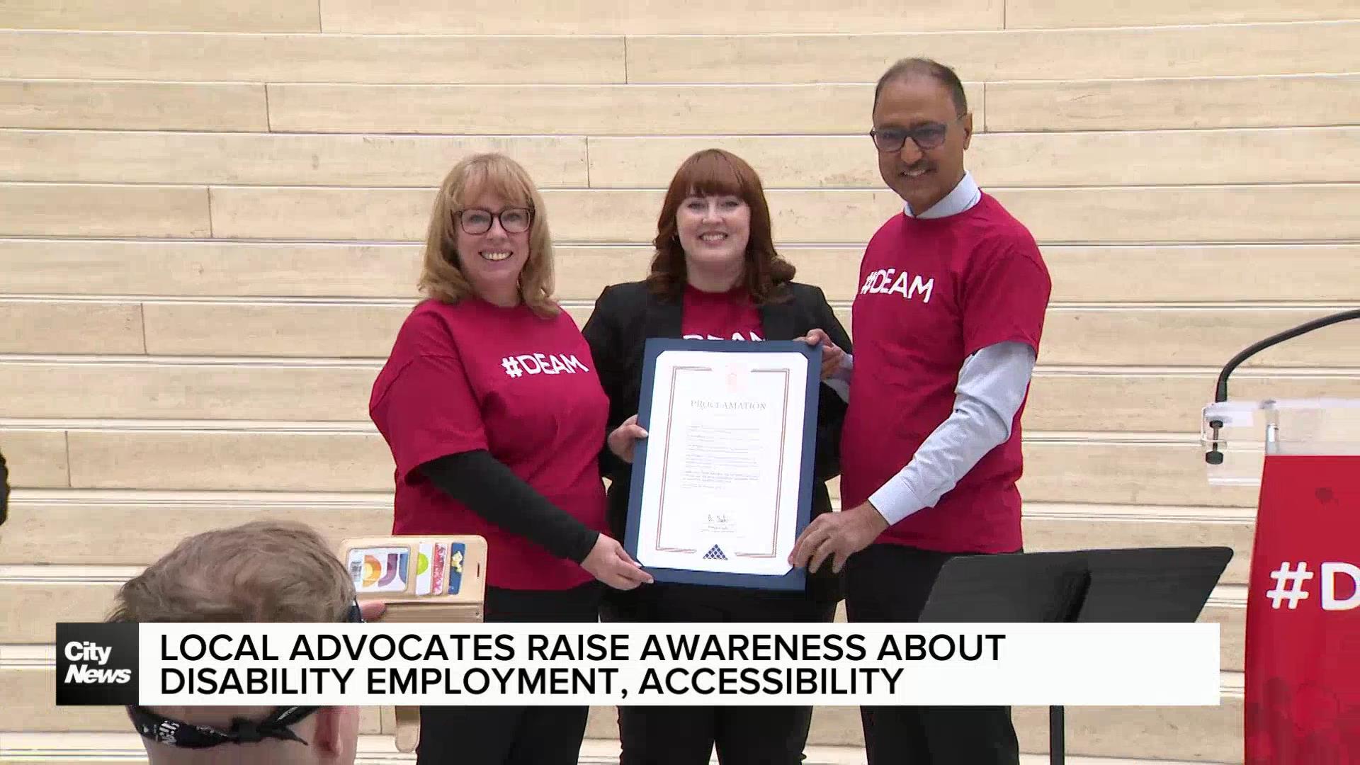 Edmonton marks disability employment awareness month