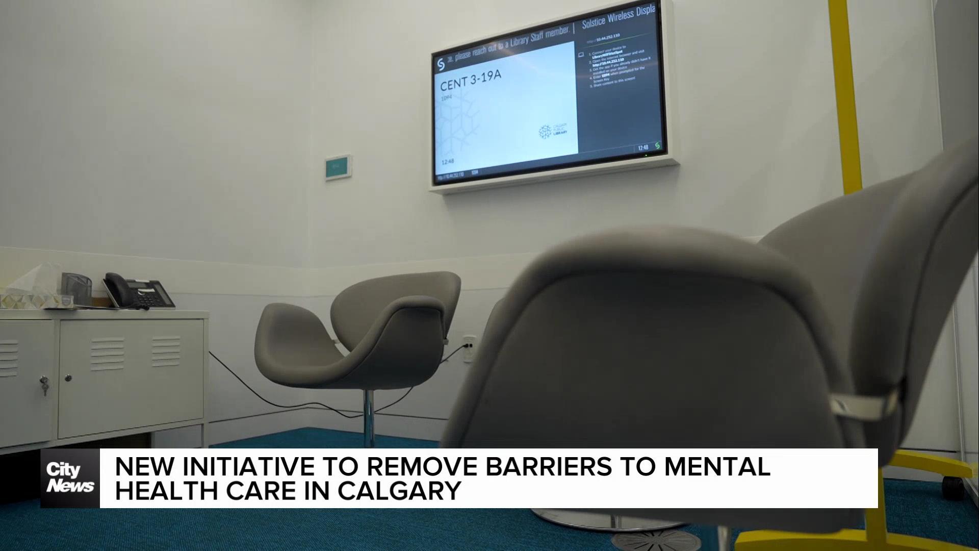 New initiative to remove barriers to mental health care in Calgary
