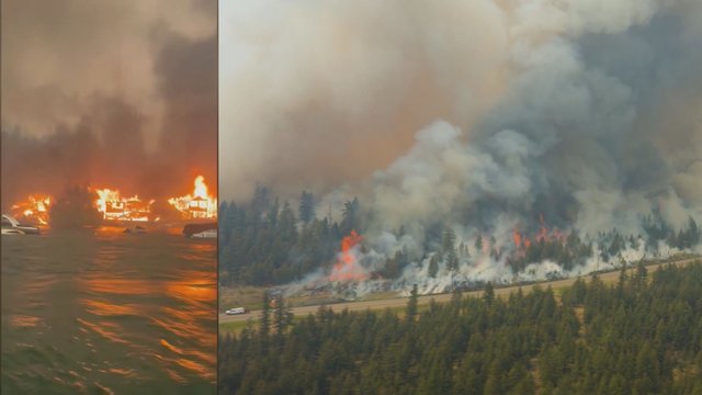 Wildfires tear through homes in the Okanagan as B.C. calls in reinforcements