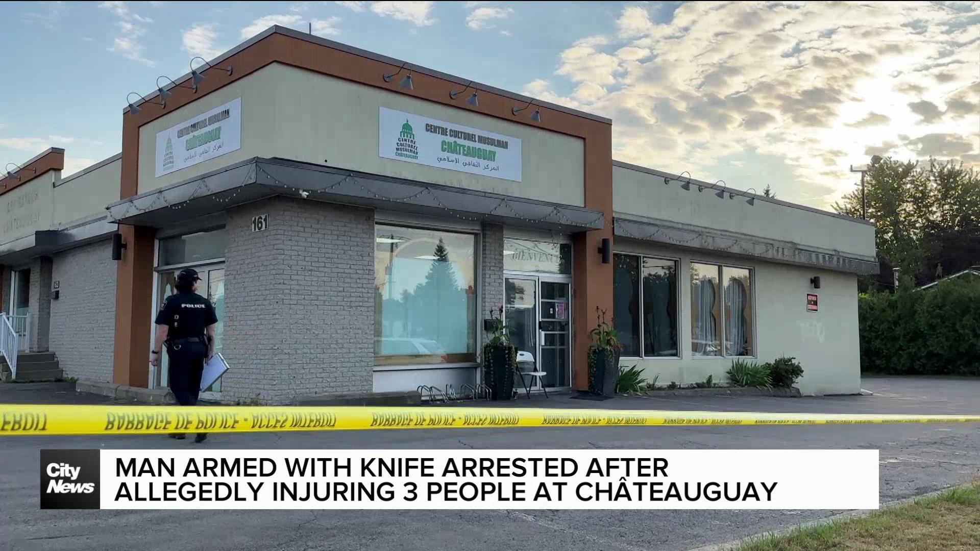 Armed man arrested at Châteauguay mosque