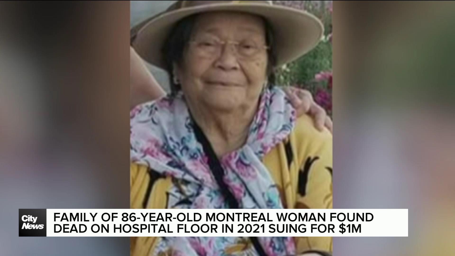 Family of Montreal woman found dead on hospital floor suing for $1M
