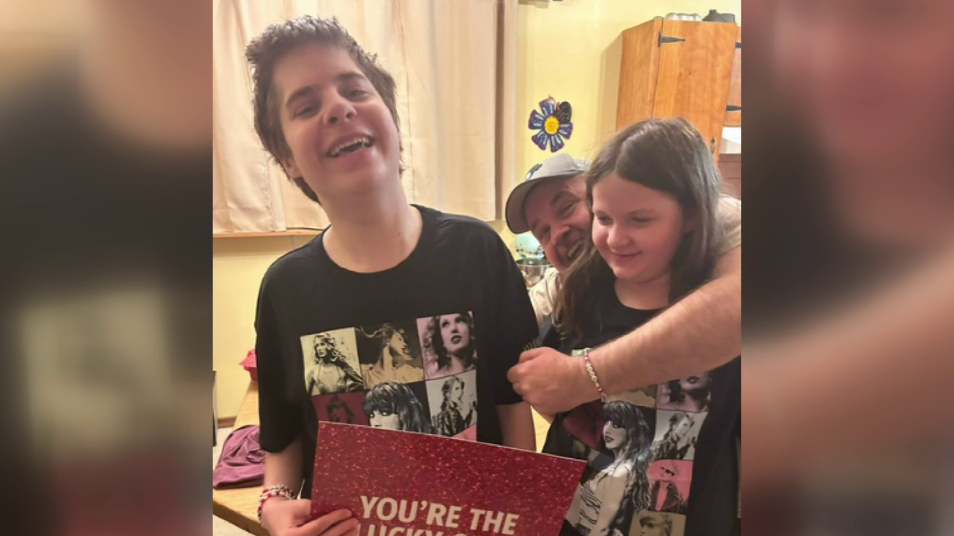 Jasper family gifted tickets to see Taylor Swift 