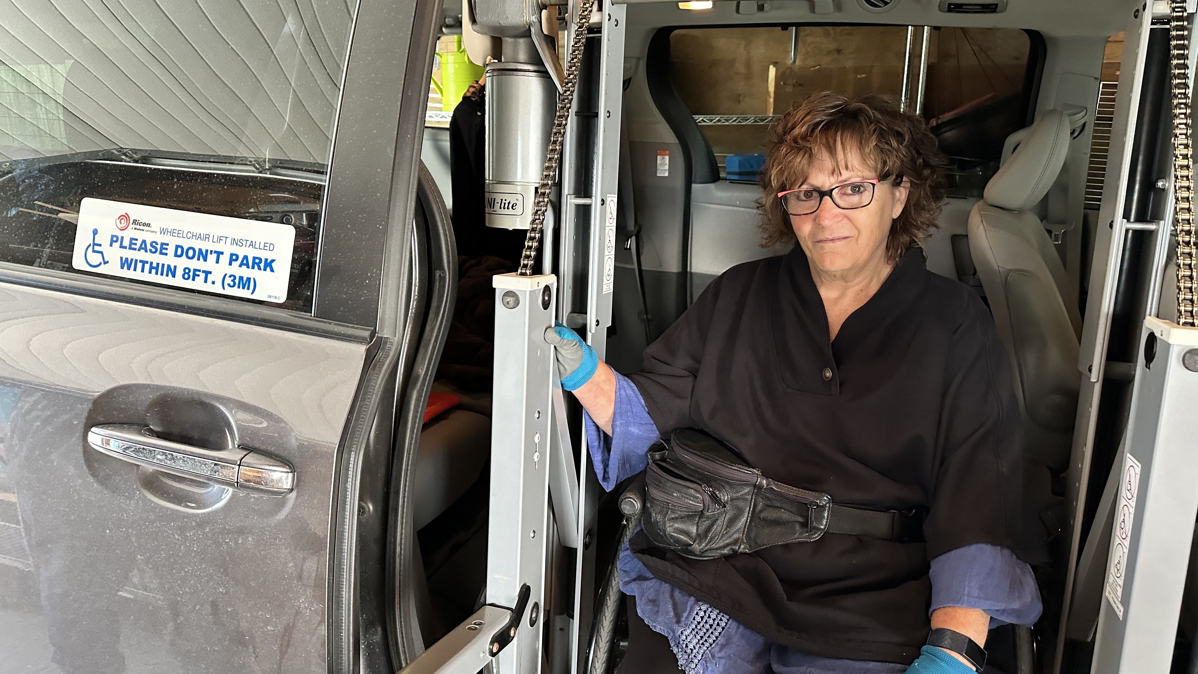 Calls for accessible parking spots to accommodate wheelchair lift vans