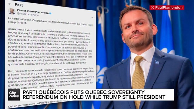 Parti Québécois puts Quebec sovereignty referendum on hold