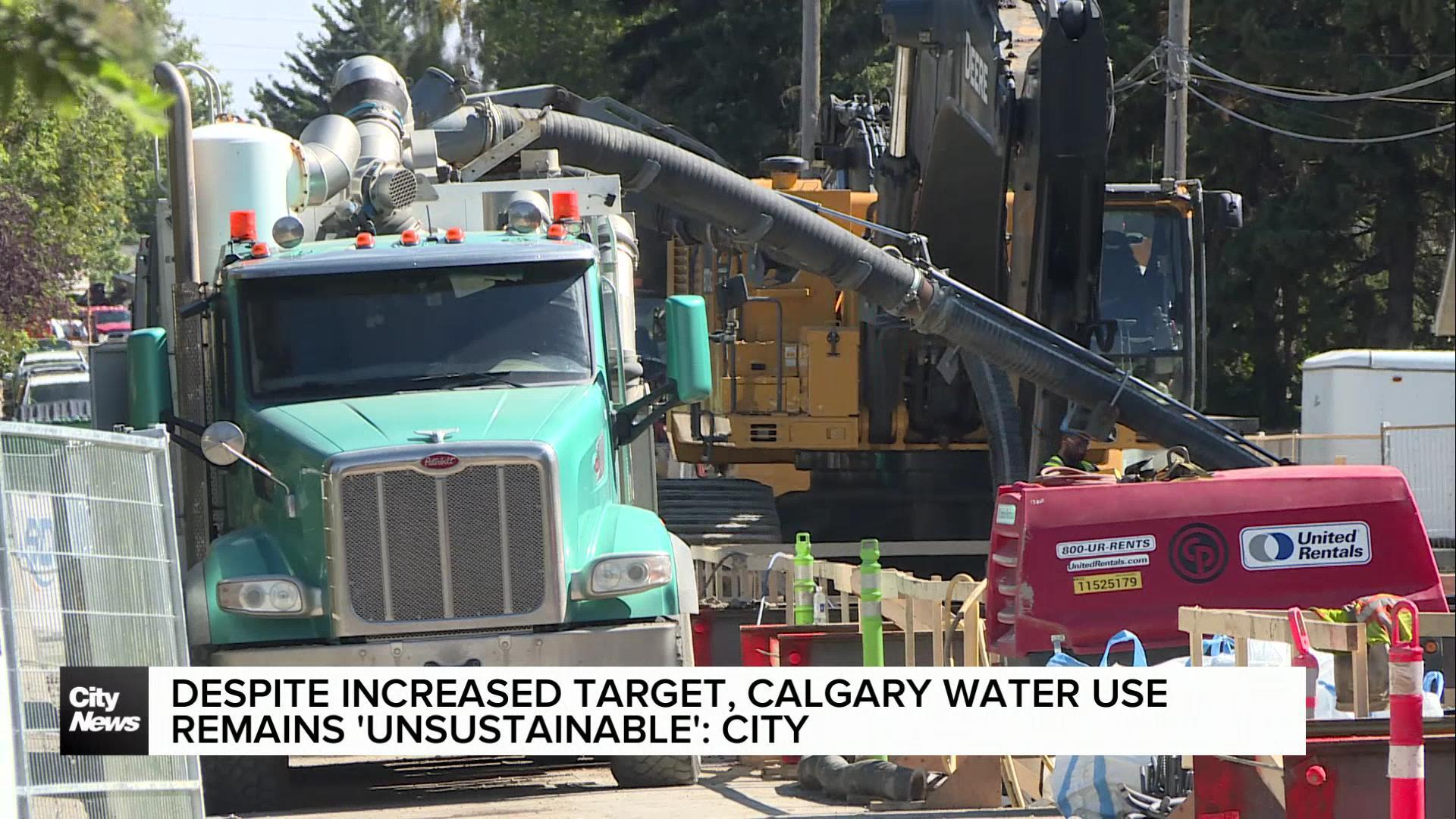 Despite increased target, Calgary water use remains ‘unsustainable’: city