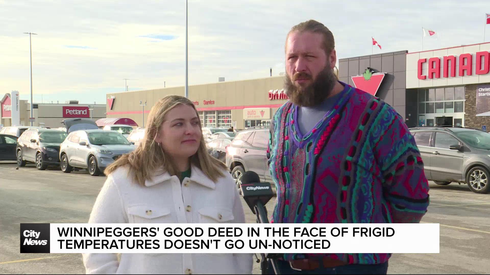 Winnipeggers' good deed goes viral