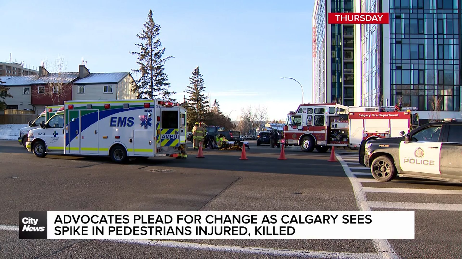 Advocates plead for change as Calgary sees spike in pedestrian fatalities