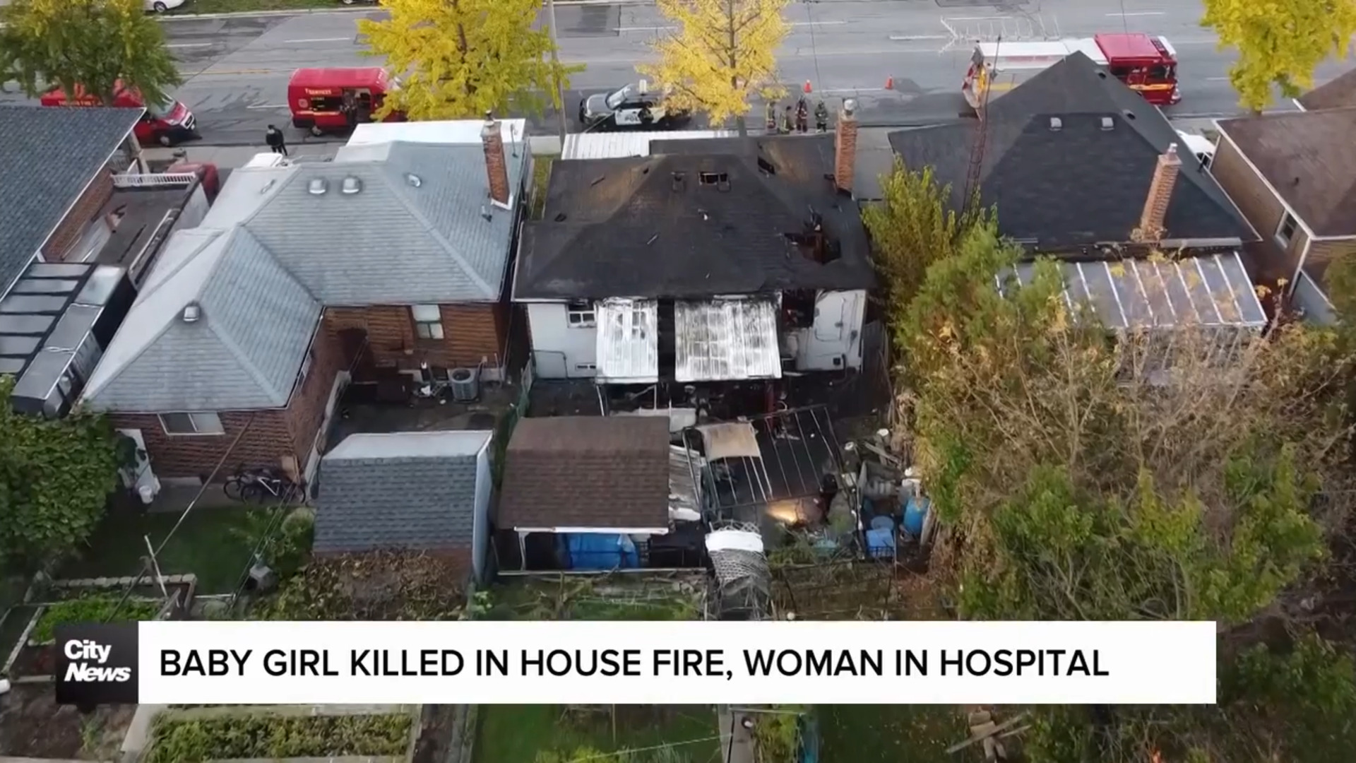 North York house fire claims life of baby girl, 19-year-old woman in critical condition