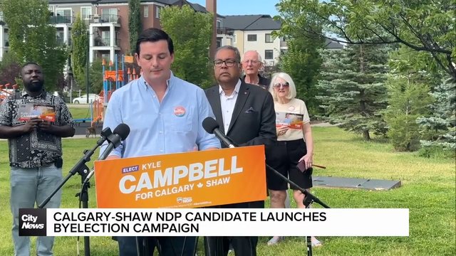 Calgary-Shaw NDP candidate launches byelection campaign