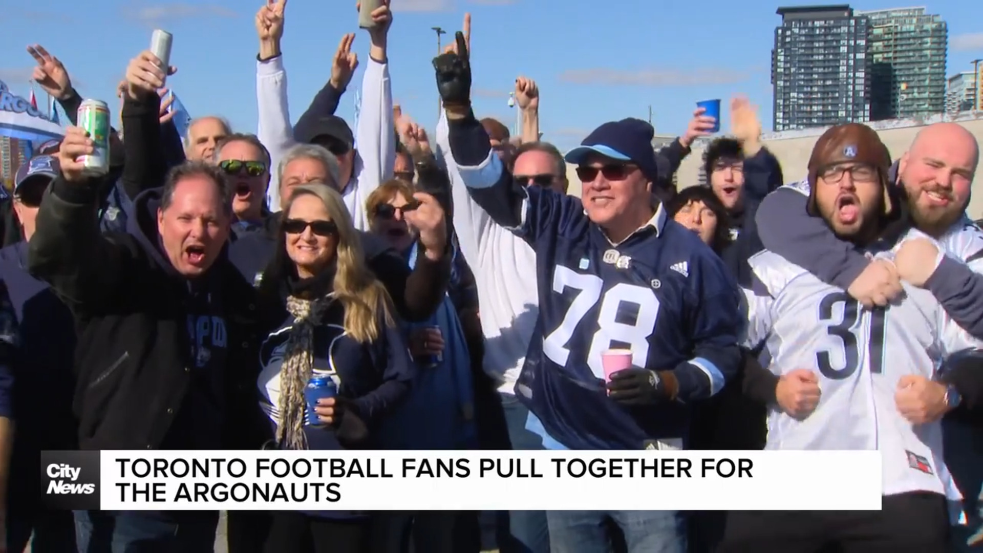 Toronto football fans pull together for the Argonauts