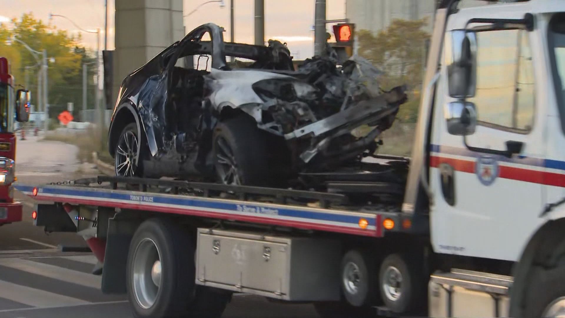 Four dead, one rescued following fiery EV crash in Toronto