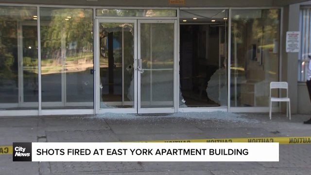 Shots fired at East York apartment building