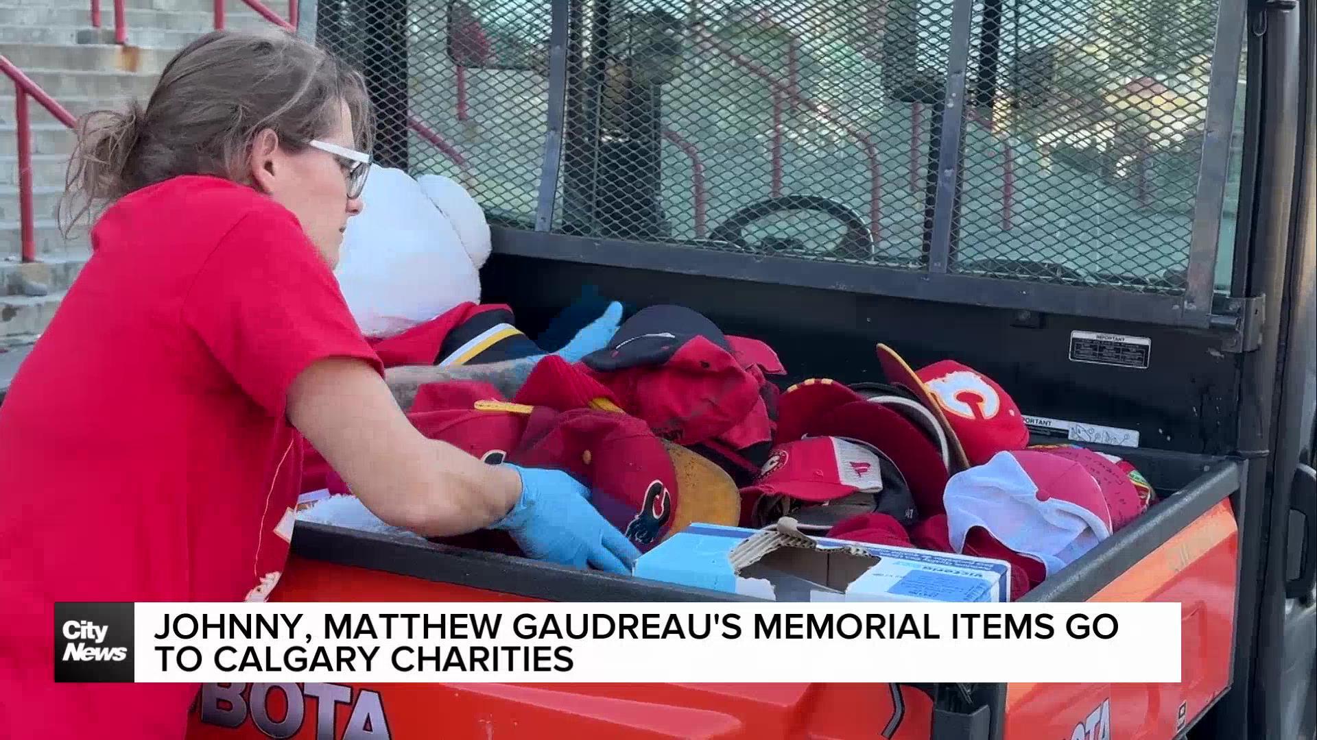 Johnny, Matthew Gaudreau's memorial items go to Calgary charities