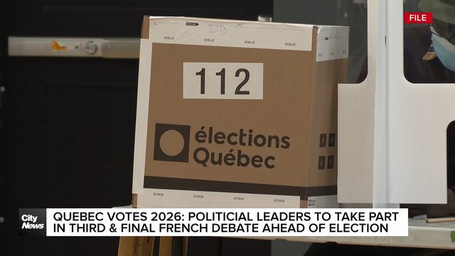 Quebec votes 2026: leaders to take part in final French debate